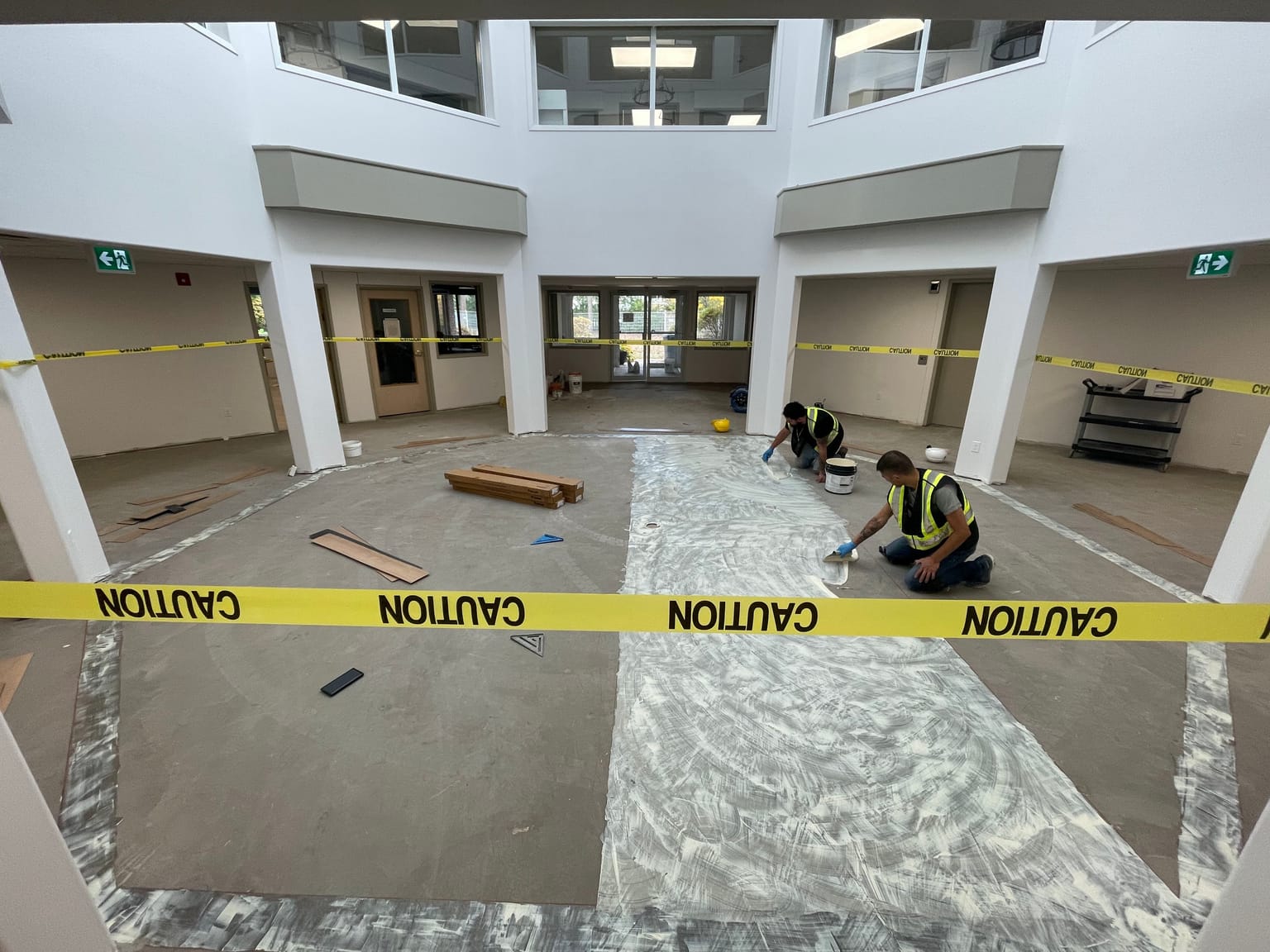 Commercial Flooring — In Progress